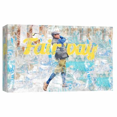PTM Images 10 in. X 12 in. ''Fairway II'' Printed Canvas Wall Art, Multicolored