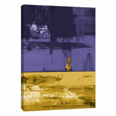 PTM Images 12 in. X 10 in. ''Squeegeescape 29'' Printed Canvas Wall Art, Multicolored