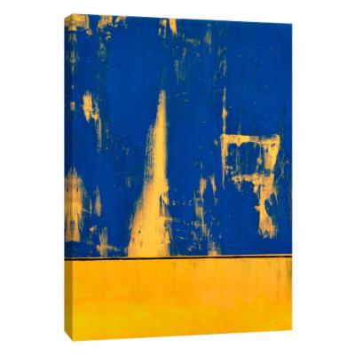 PTM Images 12 in. X 10 in. ''Squeegeescape 8'' Printed Canvas Wall Art, Multicolored