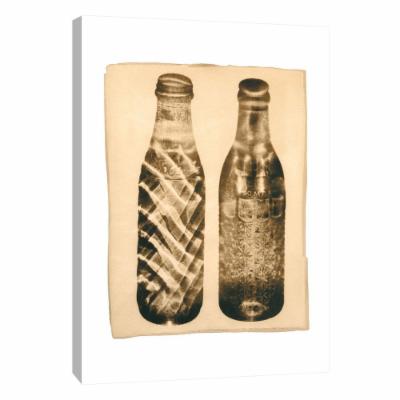 PTM Images 12 in. X 10 in. ''Inverse Bottles'' Printed Canvas Wall Art, Multicolored