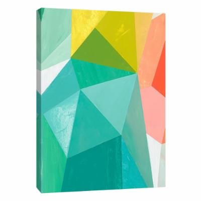 PTM Images 12 in. X 10 in. ''Glass Vase 1'' Printed Canvas Wall Art, Multicolored