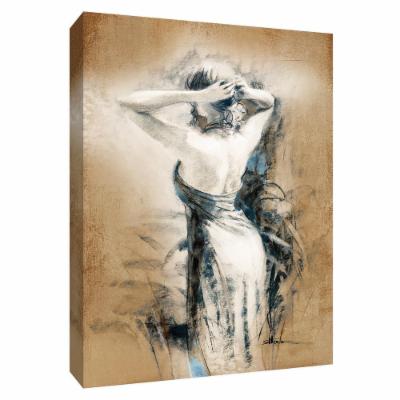 PTM Images 12 in. X 10 in. ''Preening'' Canvas Wall Art, Multicolored