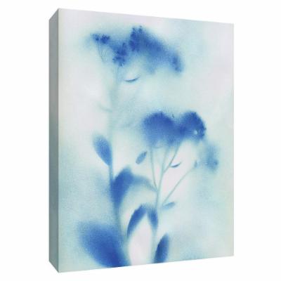 PTM Images 12 in. X 10 in. ''Misty Meadow Flowers I'' by Canvas Wall Art, Multicolored