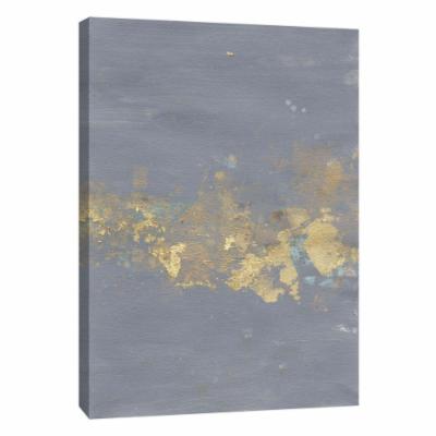 PTM Images 10 in. X 12 in. ''Concrete Gold 3'' Printed Canvas Wall Art, Multicolored