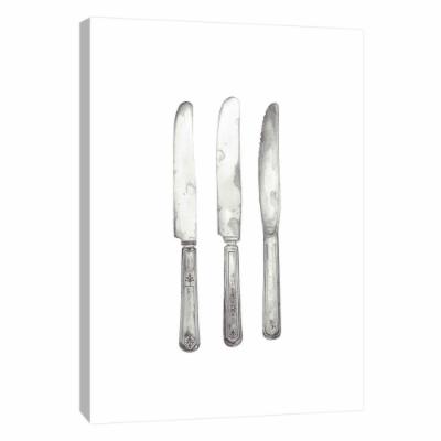 PTM Images 10 in. X 12 in. ''Knives'' Printed Canvas Wall Art, Multicolored