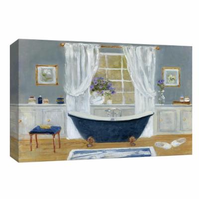 PTM Images 10 in. X 12 in. ''Violet Spa II'' by Canvas Wall Art, Multicolored