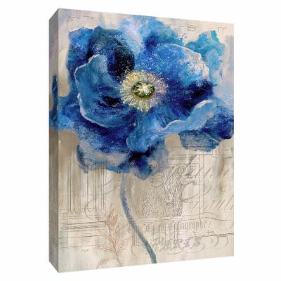 PTM Images 12 in. X 10 in. ''Elegant in Blue'' Canvas Wall Art, Multicolored