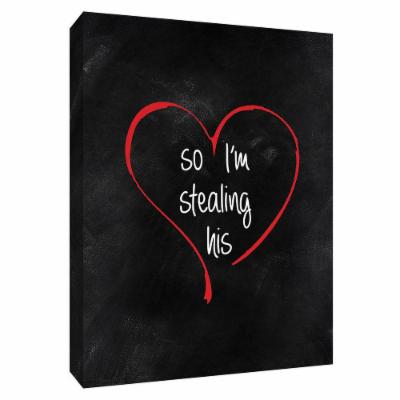 PTM Images 12 in. X 10 in. ''Stolen Heart II'' Canvas Wall Art, Multicolored