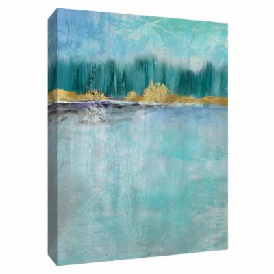 PTM Images 12 in. X 10 in. ''Inspired by Blue'' Canvas Wall Art, Multicolored