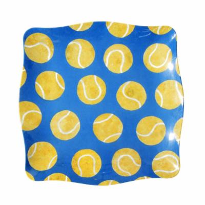 Encore Love Tennis Melamine Platter