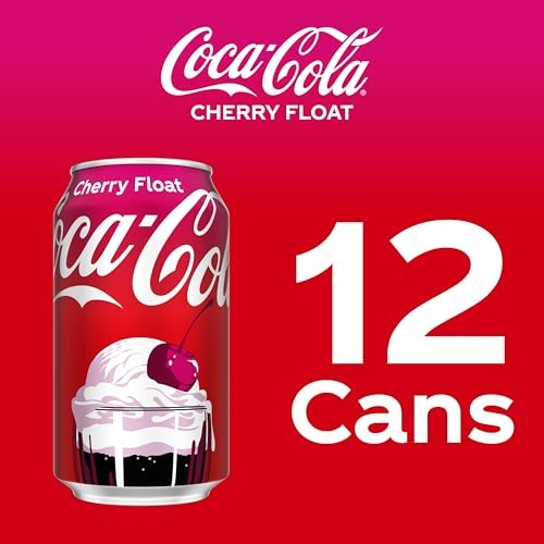 Coca-Cola Cherry Float Soda Soft Drink Cans, 12 Fl Oz, 12 Pack thumbnail