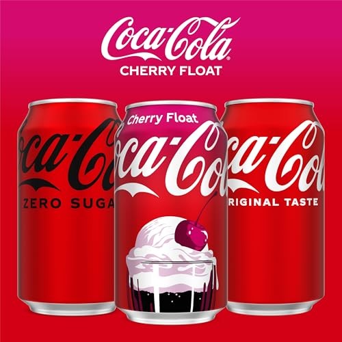 Coca-Cola Cherry Float Soda Soft Drink Cans, 12 Fl Oz, 12 Pack thumbnail