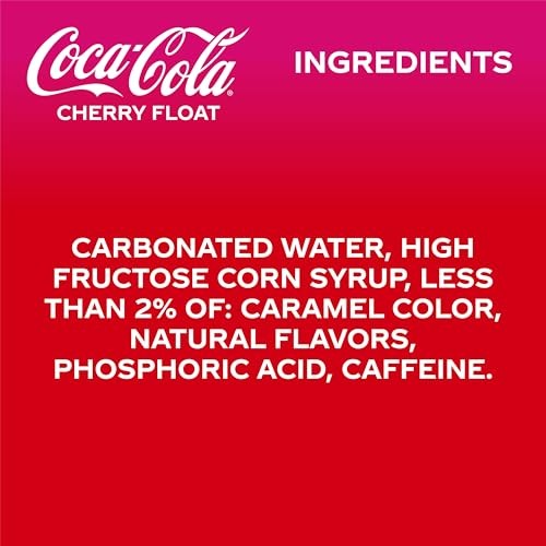 Coca-Cola Cherry Float Soda Soft Drink Cans, 12 Fl Oz, 12 Pack thumbnail