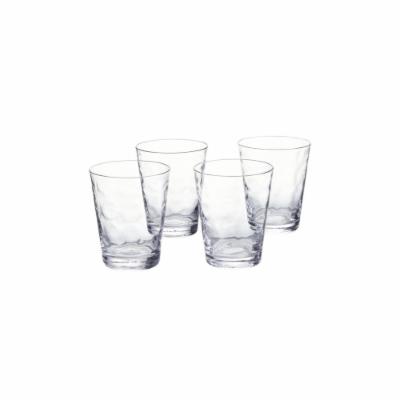 Home Decorators Collection Vinings 13.3 Oz. Double Old-Fashioned Glasses (Set of 4), Clear Gglass