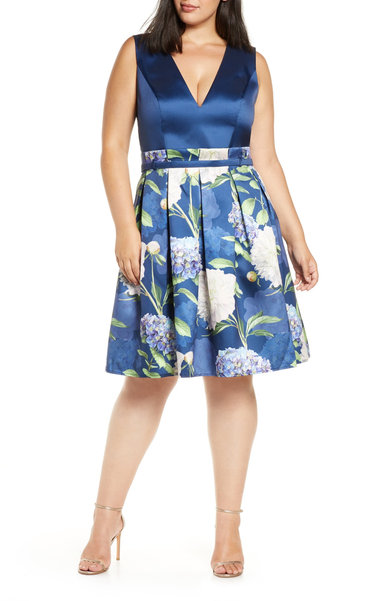 Chi Chi London Llona Dress-Blue Dress Size 16