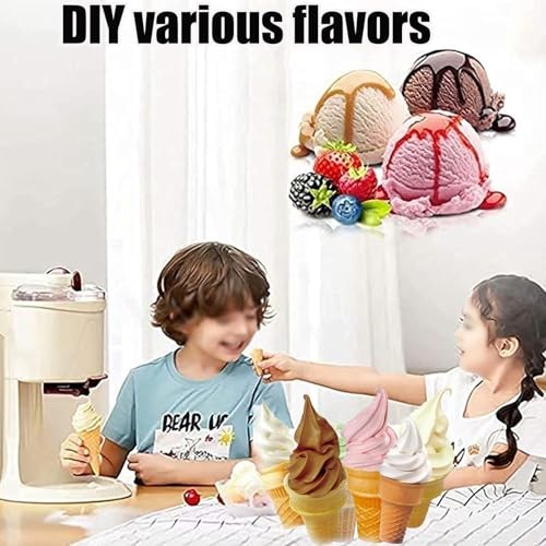 Soft Ice Cream Machine, Home Ice Cream Machine, Yogurt Ice Cream Machine for Quick DIY Cooking,Electric Peanut Butter Maker Machine, Easy to Clean, fo thumbnail