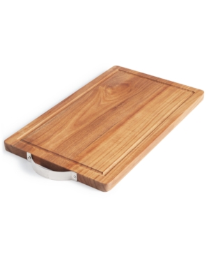Martha Stewart Collection Wood Cutting Board with Stainless Steel Handle, Created for Macy's