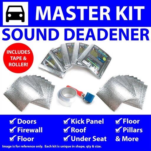 Zirgo High Performance Cooling Products 333720 Heat & Sound Deadener for 1953-1956 Ford Truck Master Kit with Tape & Roller