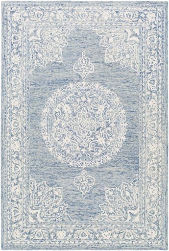 Kayseri KSR-2312 8' X 10' Rectangle Global Rug in Denim  Ice Blue