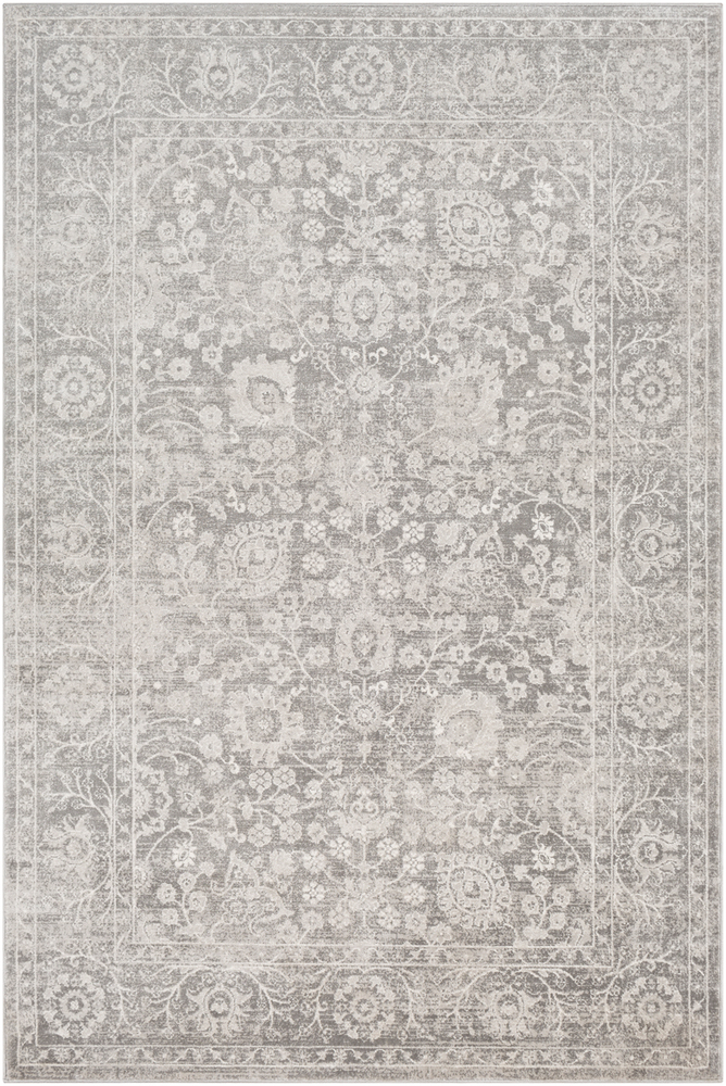 Indigo IGO-2313 2  X 2 11  Rug in Charcoal/Medium Gray/White