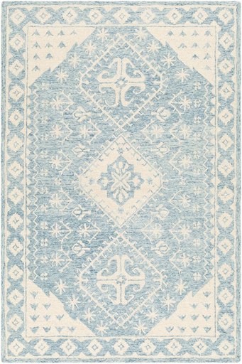 Granada GND-2320 8  X 10  Area Rug in Pale Blue/Beige/Sky Blue