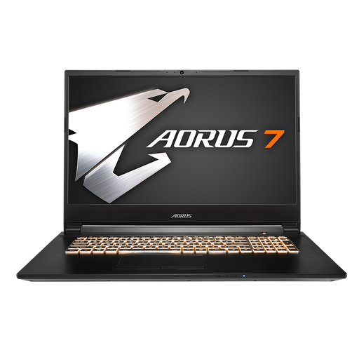 Gigabyte AORUS 7 Gaming and Entertainment Laptop (Intel I7-9750H 6-Core, 64GB RAM, 1TB PCIe SSD + 2TB HDD, 17.3