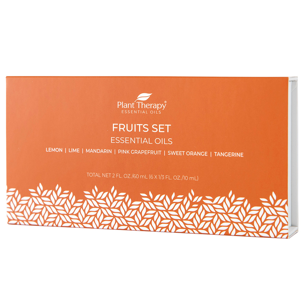 Plant Therapy Essential Oils Fruits Set - Grapefruit  Tangerine  Lemon  Mandarin  Lime  Orange Sweet 100% Pure  Undiluted  Natural Aromatherapy  Thera