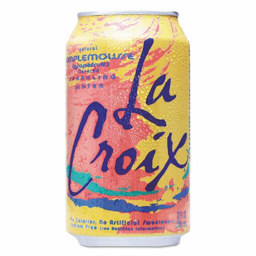 LaCroix Sparkling Water, Grapefruit, 12 Oz Can, 24/Carton 1272369