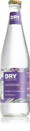 DRY Soda - Lavender - Pack of 6, 4 Bottles per Pack/12 Fl Oz per Bottle