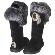 Women's Washington Redskins Cuce Black Devoted Boots