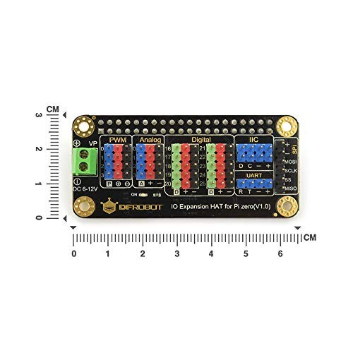 IO Expansion HAT for Raspberry Pi 5 / Zero / Zero W / 4B / 3B+ thumbnail