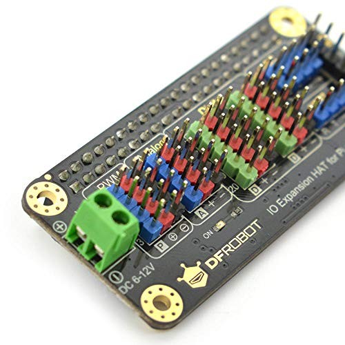 IO Expansion HAT for Raspberry Pi 5 / Zero / Zero W / 4B / 3B+ thumbnail
