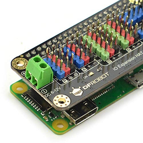 IO Expansion HAT for Raspberry Pi 5 / Zero / Zero W / 4B / 3B+ thumbnail