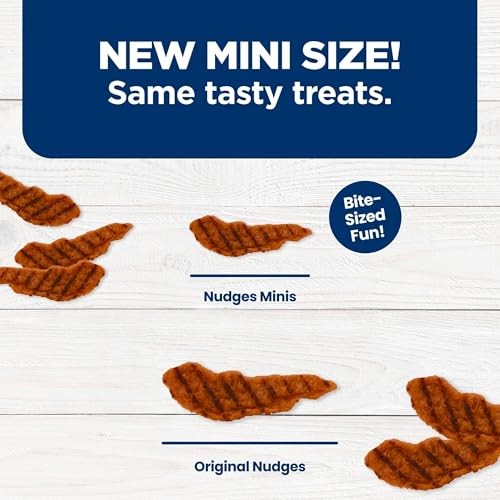 Blue Buffalo Nudges Minis Grillers Made with Real Steak, Natural Dog Treats Mineral-Enhanced for Flavor, 10 Oz. Bag thumbnail