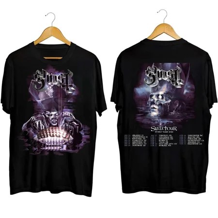 Ghost Skeletour World Tour 2026 Shirt  Ghost Band Merch T-Shirt