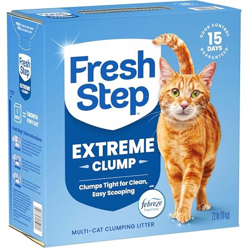 Fresh Step Extreme Clump Multi Cat Clumping Litter with Febreze Freshness  22 Lb thumbnail