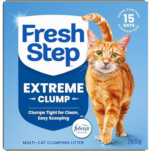 Fresh Step Extreme Clump Multi Cat Clumping Litter with Febreze Freshness  22 Lb thumbnail