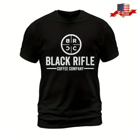 Black Rifle Coffee Company Logo Tee  Patriot Inspired T-Shirt USA Made S-3XL