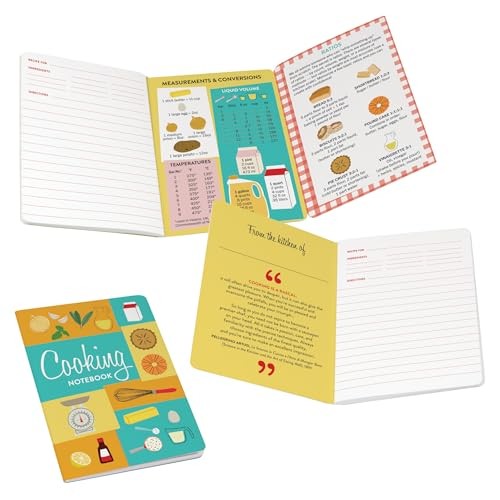 The Unemployed Philosophers Guild Cooking Notebook - Passport Sized Mini Pocket Journal, 3.5