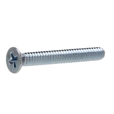 32 Zinc-Plated Phillips Flat-Head Electricians Machine Screw Kit thumbnail