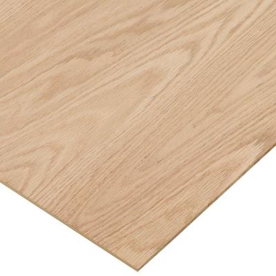 1/4 in. X 4 Ft. X 4 Ft. PureBond Red Oak Plywood Project Panel (Free Custom Cut Available) thumbnail