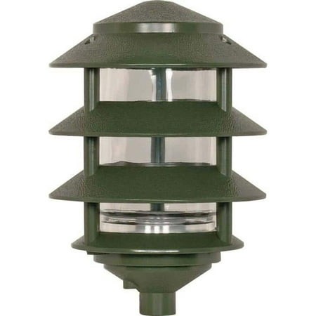 Nuvo Green Hardwired Water Resistant Path Light with No Bulbs Included