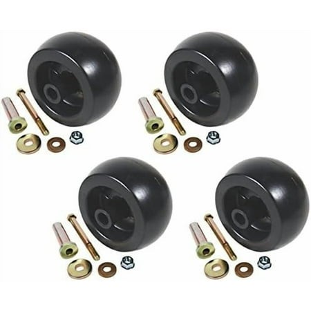 Four (4) Deck Wheel/Roller Kit for Kubota Exmark Toro 103-7263 103-4051 103-3168$$Tools