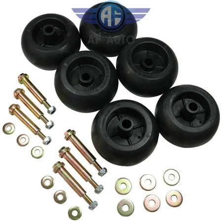 6Pk Deck Wheel Kit for Exmark 116-9981 1-603299 99-2842 Type a 103-7263 103-4051