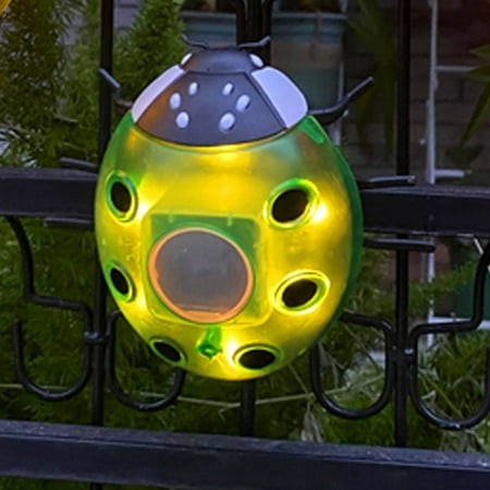 Hovmgk Solar Garden Lights  Outdoor White & Warm White LED Lamp  Water Ripple Projection  Solar-Powered  Waterproof Outdoor Lights for Path  Patio  Ya