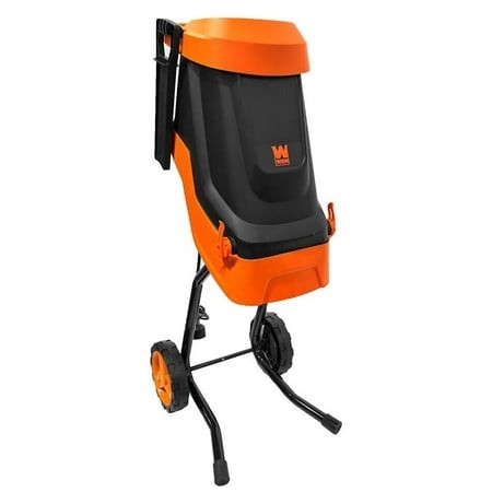 WEN 41119 Electric Wood Chipper and Shredder  15-Amp  12-Gallon Collection Bag