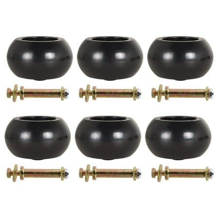 6 Deck Wheels Kit Replacement for 1-603299 103-3168 103-4051 103-7263 68-2730 Models