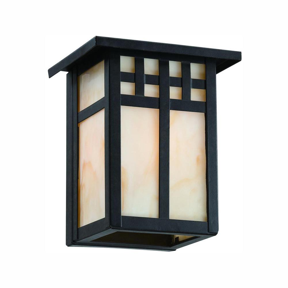 Home Decorators Collection Coleville 1-Light Glendale Bronze Outdoor Wall Lantern Sconce