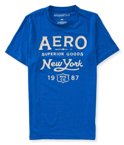 Aeropostale Mens Superior Goods Embellished T-Shirt Bl433 L