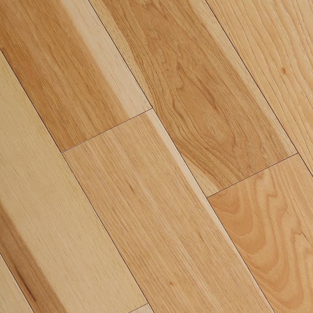 HOMELEGEND Natural Hickory 3/8 In. T X 5 In. W Wire Brushed Engineered ...